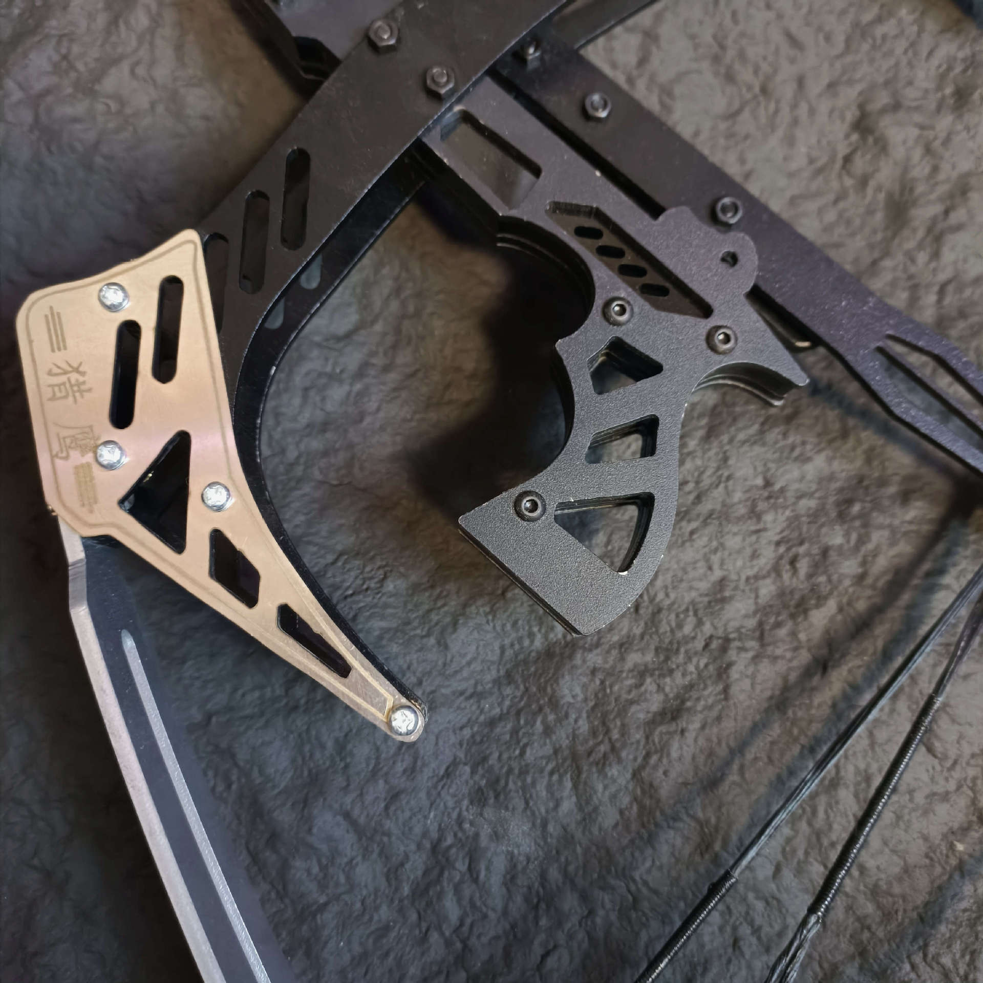 迷你猎鹰复合弓小型弓金属弓箭滑轮弓射箭器材非直拉反曲弓跨境