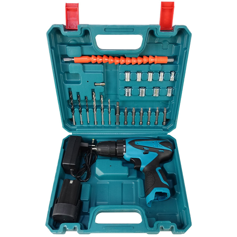 SOURCE Factory New Cross-Border Cordless Drill Lithium Electric Tool Set Electric Screwdriver Screwdriver Electric Hand Drill