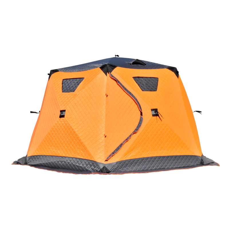 Winter Fishing Tent Snow Fishing Camping Thickened Cotton Padded Tent Outdoor Cold-Proof Winter Fishing Angling Outdoor Tent