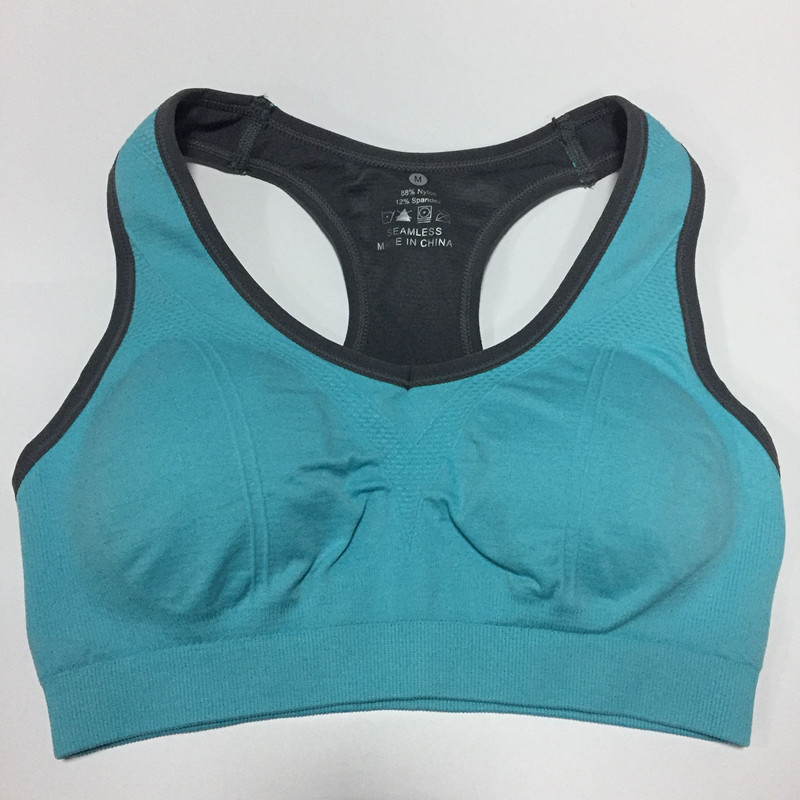 Cross-Border I-Shaped Underwear Women's Wireless Sports Bra Running Yoga Foreign Trade Push up