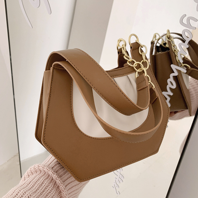 2022流行新款韩版时尚女士单肩包手提休闲包包女逛街小清新链条包