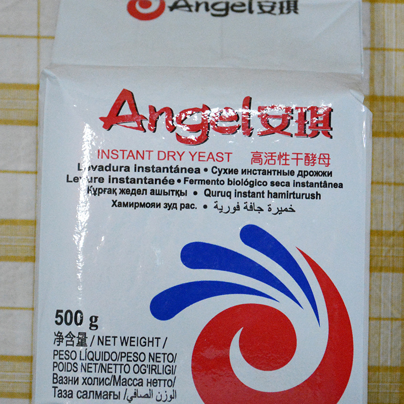 安琪喜来酵母批发 500g家用蒸馒头面包专用 大包装商用酵母粉