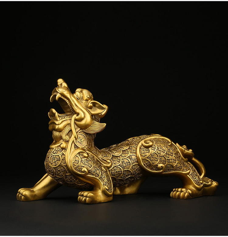 全铜貔貅摆件 办公室家居一对皮丘镇宅聚财店铺装饰开业礼品