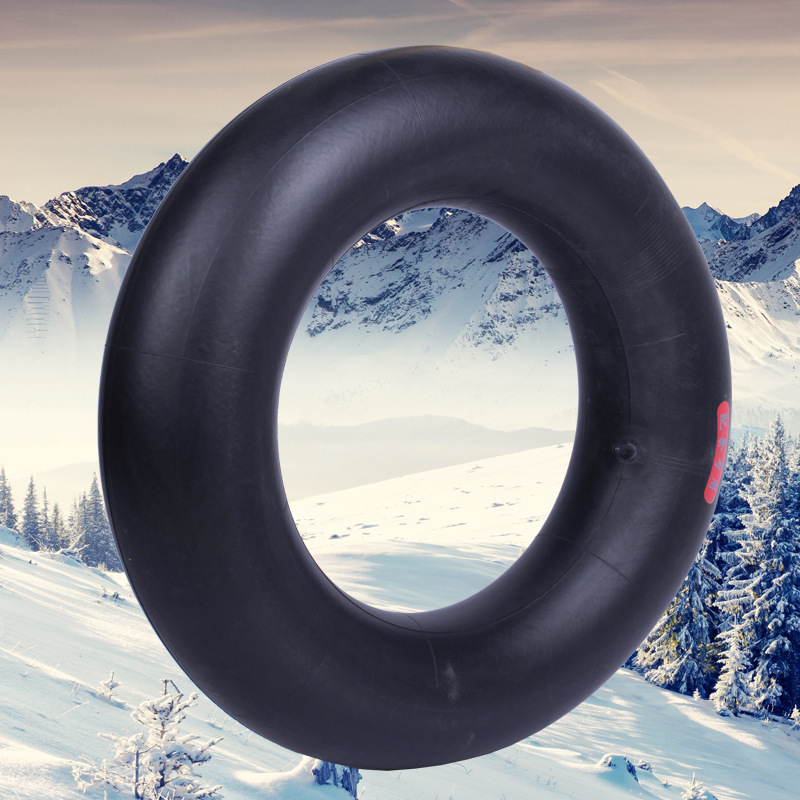 Skiing Ring Inner Tube 70-120cm Rubber Inner Tire Rainbow Slide Ring Roller Derby Tire Skiing Ring Tire