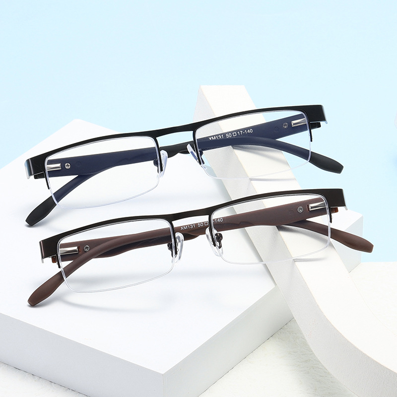 New Men's and Women's Reading Glasses for the Elderly Glasses Metal Mirror Square Presbyopic Glasses Reading Glasses Wholesale 131