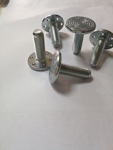 定制非标螺丝 脚轮螺丝螺栓  机垫螺丝 平头六个孔机丝
