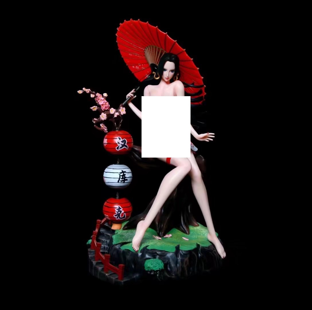 海贼王 和服女帝(可脱款)坐姿场景 模型摆件 动漫手办批发