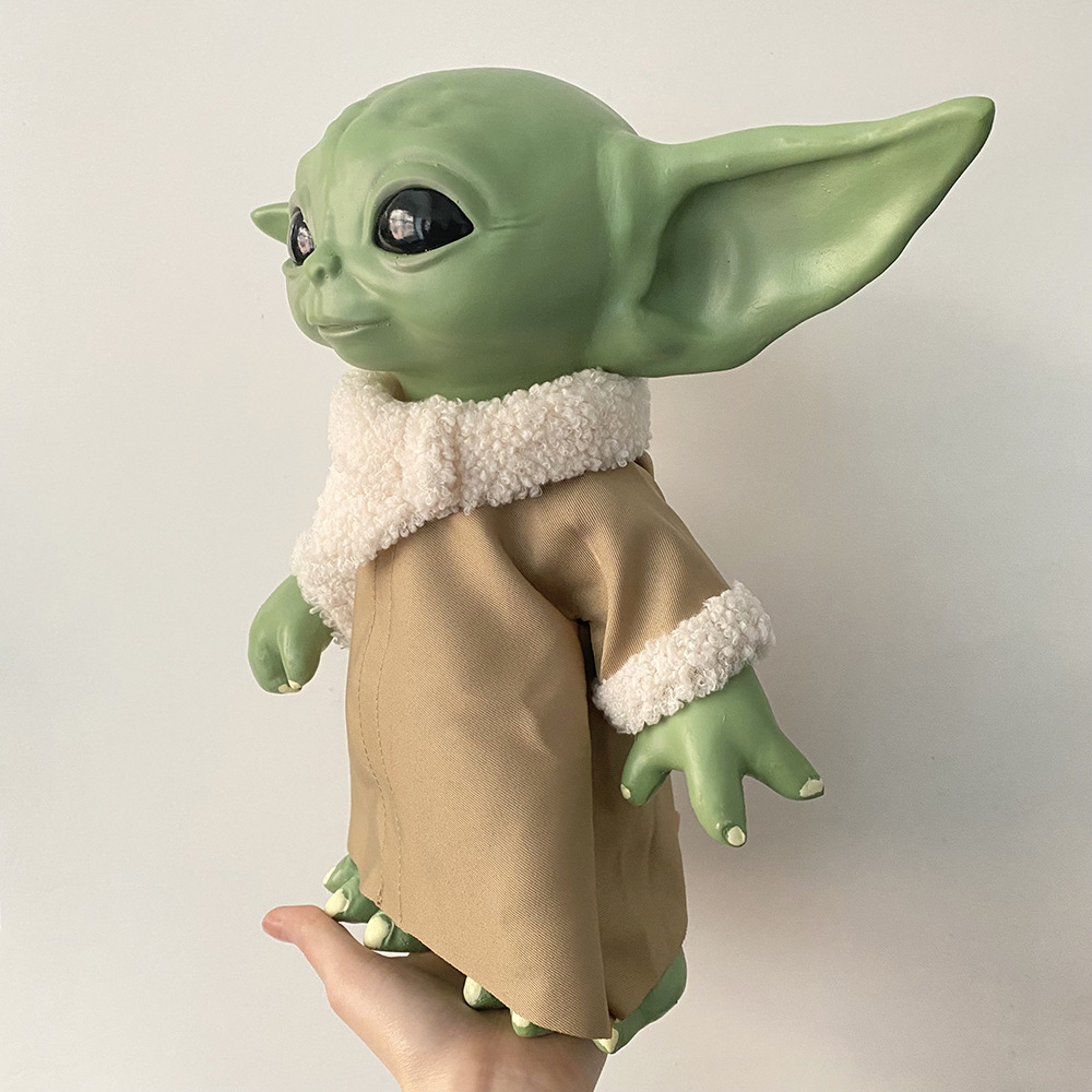 星球大战周边曼达洛尤达摆件尤达宝宝公仔复活节婴儿玩偶儿童玩具