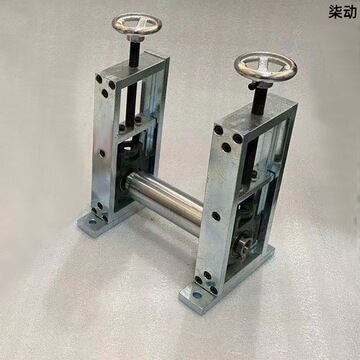 万向轴承座简易对压机滑块立式单双轴承座固定支架对压滚筒调节万