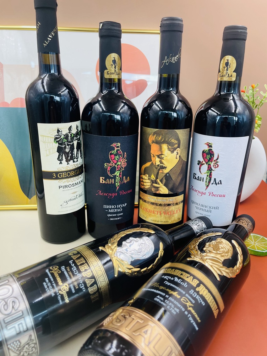 俄罗斯混装红酒 斯大林系列红酒 6瓶一件 一件代发批发-阿里巴巴