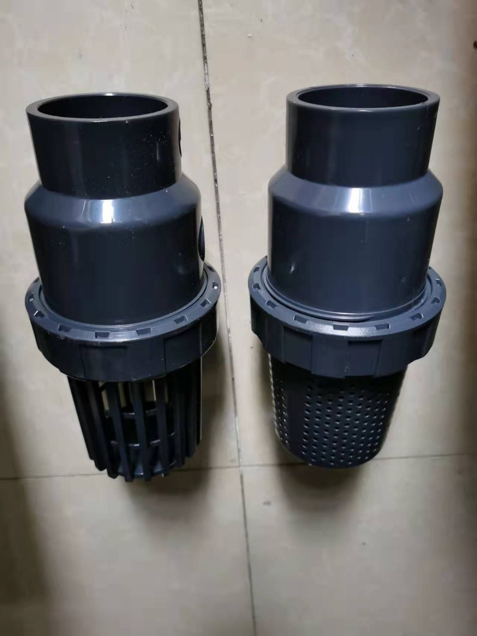 球芯底阀逆止阀止水阀耐酸减阀门化工管道灰色承插胶粘