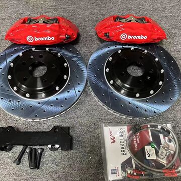 布雷博brembo f50大四活塞刹车卡钳套装 适合17寸以上改装国产
