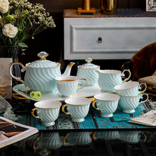 北欧骨瓷高档精致英式下午茶具套装咖啡杯碟欧式奢华轻奢