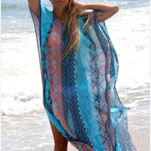 跨境直供定位花长袍亚马逊ebay土耳其长袍式沙滩裙女外搭长款罩衫