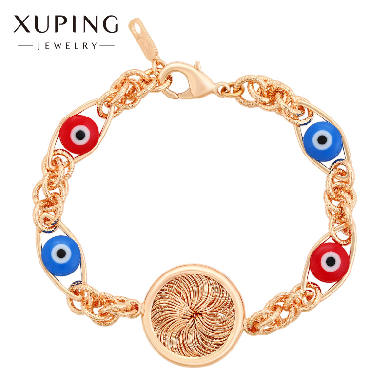 Xuping Jewelry Halloween Amazon Cross-Border European and American Fashion Bracelet Devil‘s Eye Ethnic Style Bracelet Girls