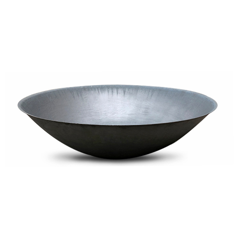 反边加厚商用铁炒锅 反边生铁老式柴火地锅鸡大锅商用大炒锅120cm