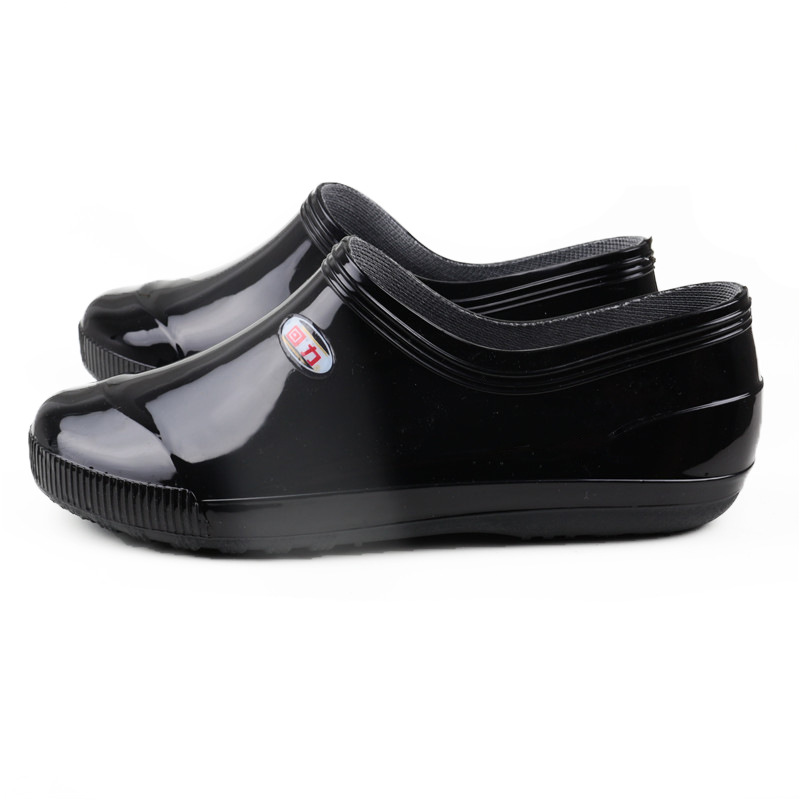 现货供应回力胶鞋329男式短筒元宝雨鞋低帮厚底厨房劳保胶靴批发