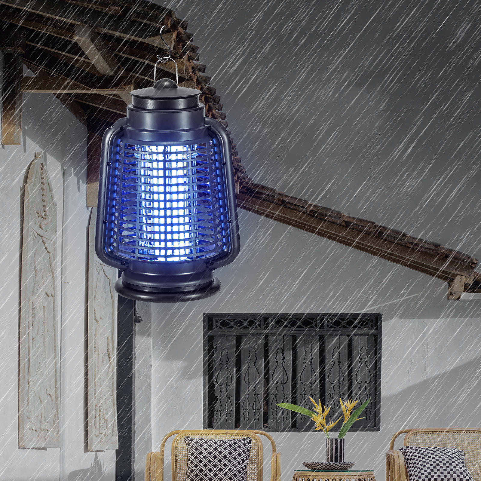 2021冬季新品爆款18w灭蚊灯驱蚊神器防水4200v电压庭院景观灯