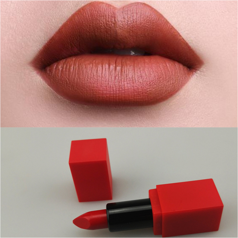 跨境口红小样无logo哑光口红lipstick外贸口红滋润口红迷你小方管