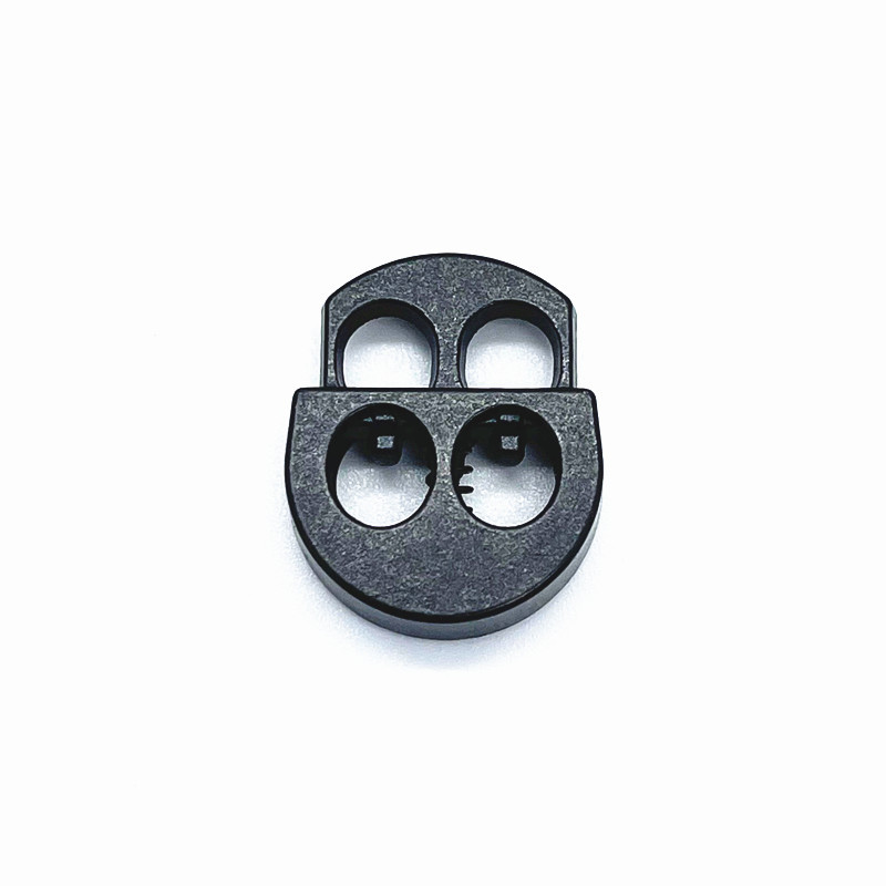 金属彩色猪鼻扣双孔收紧扣弹簧扣松紧调节扣定绳扣穿绳腰扣卡扣