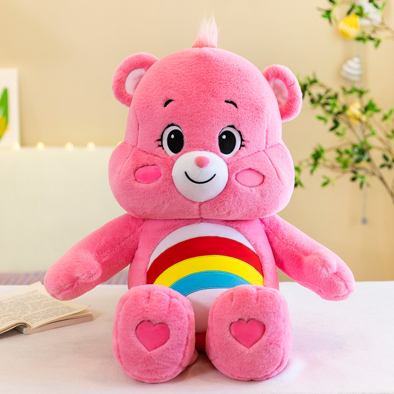 Cross-Border Carebears Love Rainbow Bear Doll Teddy Bear Plush Toy Children Accompany Doll Female