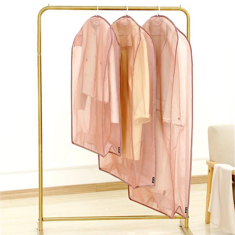 8wti欧根纱衣服防尘罩貂皮大衣挂衣罩透明羽绒服收纳袋子皮草