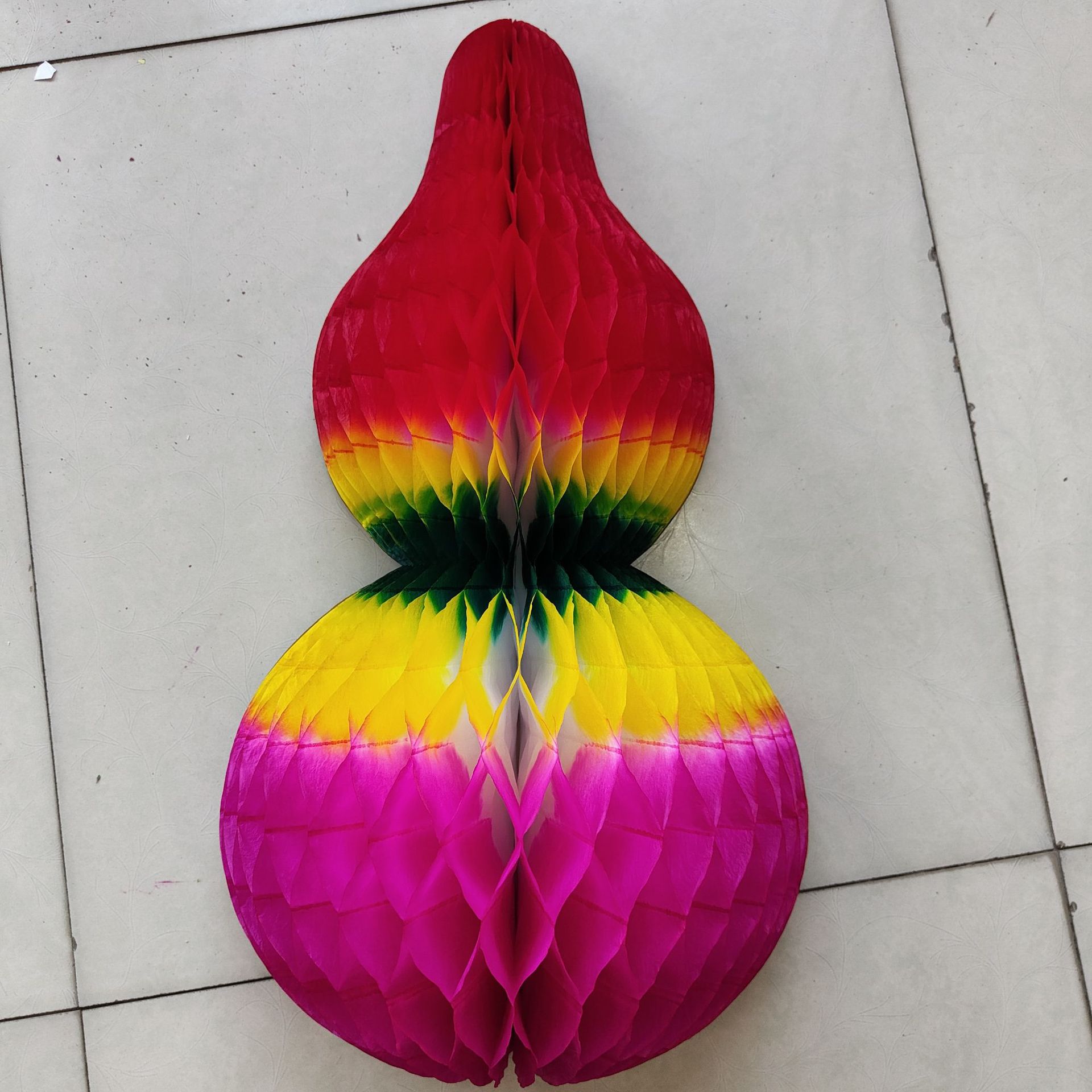 大号65公分彩色纸葫芦 拷贝纸葫芦 端午葫芦 灯笼 骏江殡葬用品