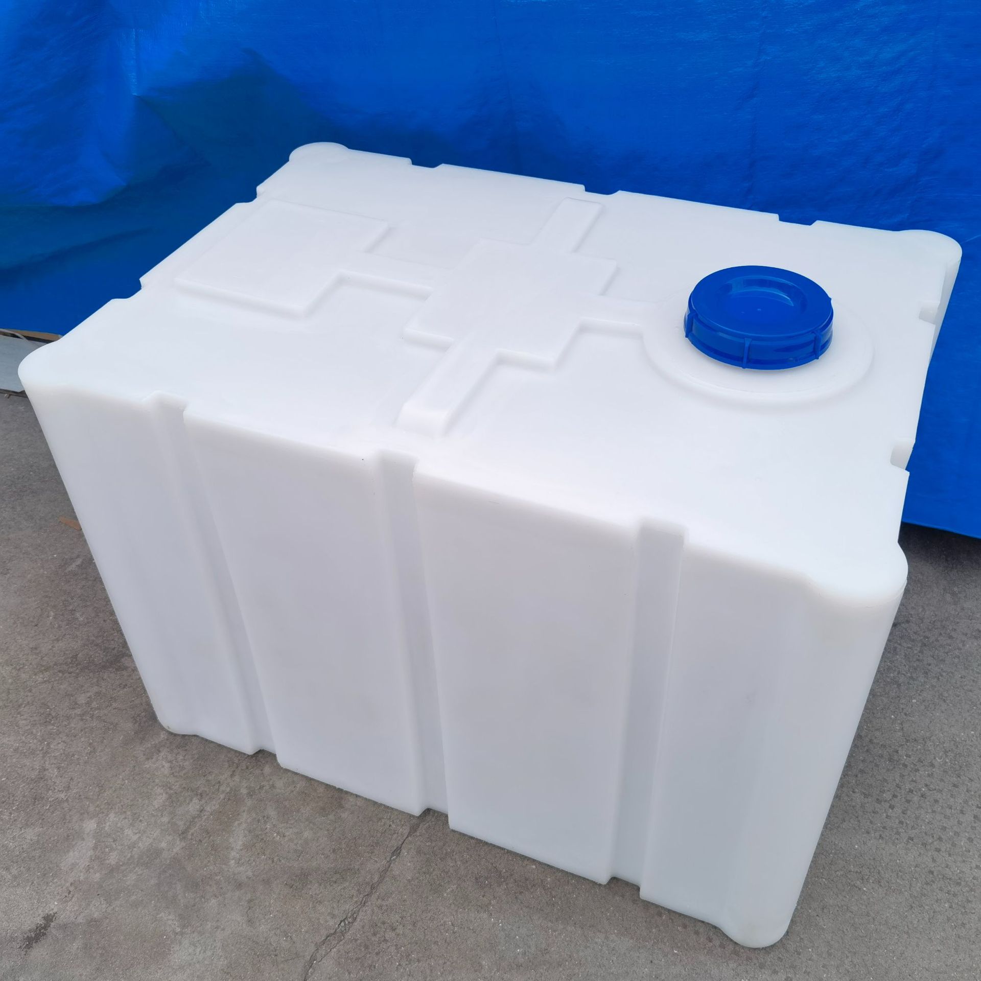 450升大水桶耐酸碱塑料水箱储水箱大容量车载方形柴油储油桶800升