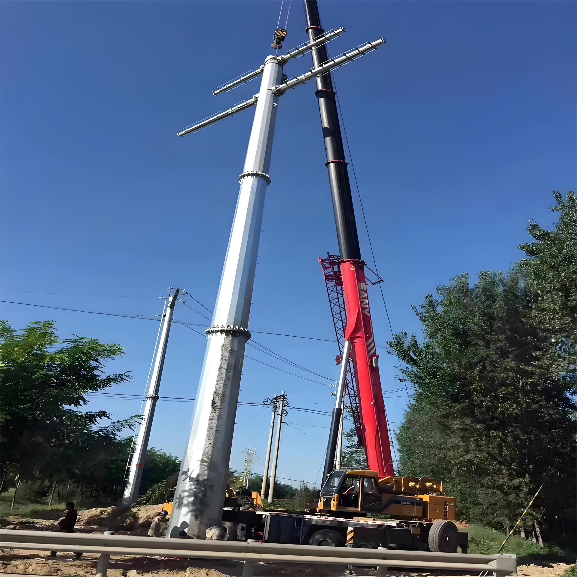 电力钢杆终35kv输变电线路钢管杆耐张钢杆塔电缆耐张杆架空铁塔