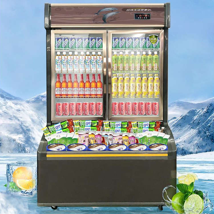 雪糕便利店柜 冷冻展示柜 商用冰淇淋雪糕柜上冷藏下冷冻超市冰柜