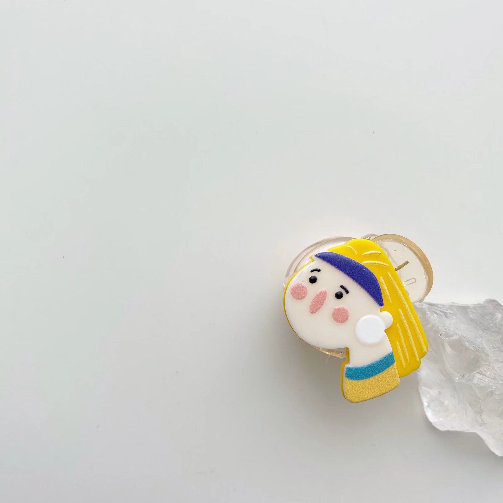 新款可爱卡通头像儿童迷你彩豆小抓夹宝宝发夹发抓小发卡