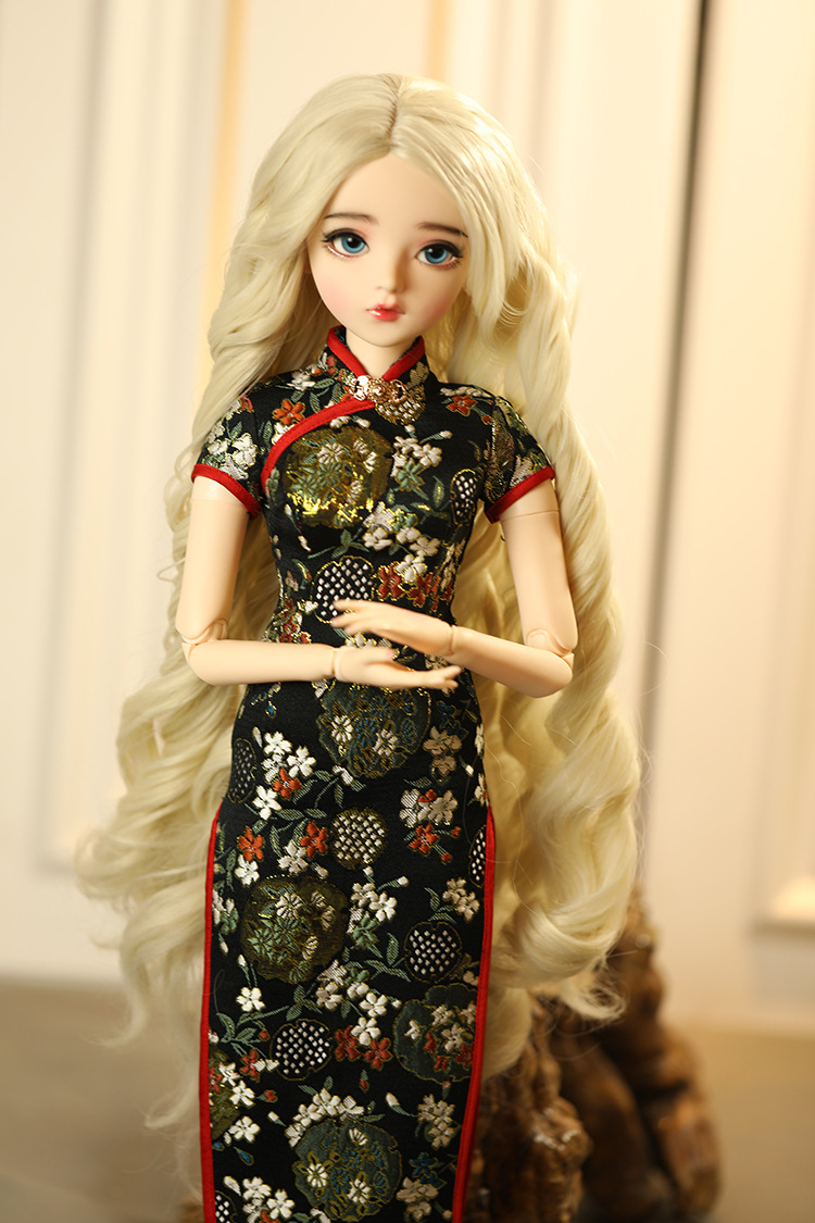 跨境60厘米娃衣旗袍古风多丽丝凯蒂公主裙bjd/sd换装服装3分现货