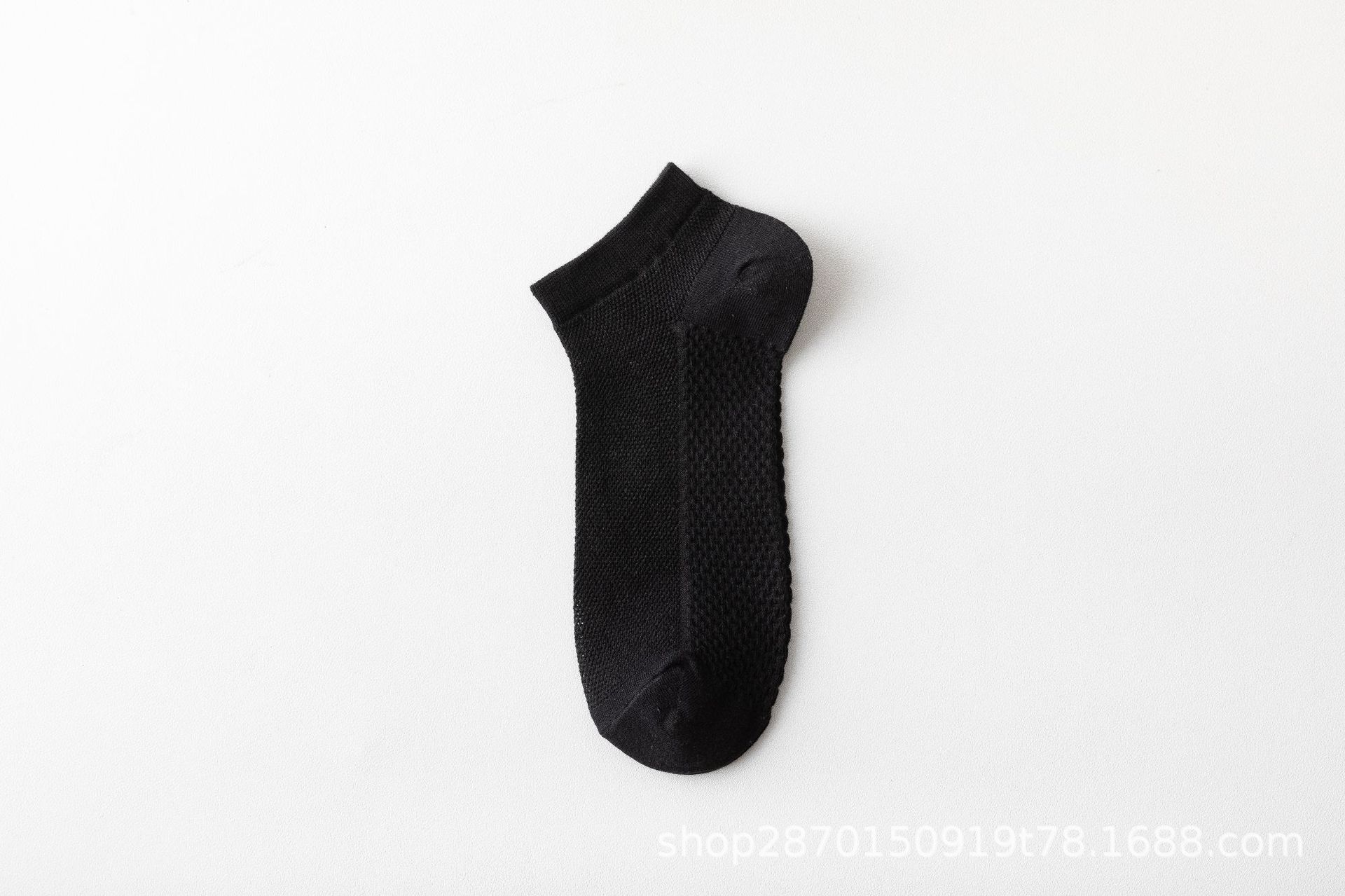 Socks Men's Summer Socks Pure Cotton Sweat-Absorbent Breathable Massage Footbed Deodorant Spring and Summer Mesh Thin Men's Boat Socks Batch