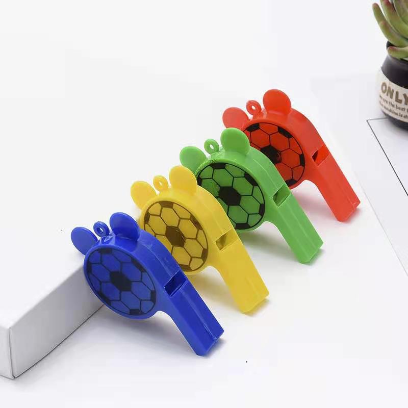 塑料彩色口哨比赛裁判口哨球迷哨子儿童玩具吹口哨ok口哨bb哨