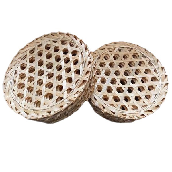 锅底防烧焦垫小竹网手工编织竹达竹网垫竹蒸垫 防粘锅竹板