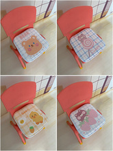 女孩粉色幼儿园塑料椅小坐垫秋冬卡通小兔子可爱熊加厚椅垫小学生