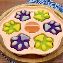 宝宝辅食猫爪蒸蛋蒸糕模具可耐高温冷冻创意硅胶模具蛋糕模具