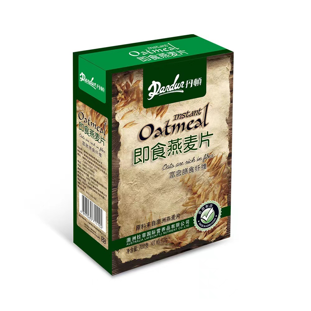丹顿dandun营养即食燕麦片即冲调饮品早餐富含膳食纤维700g*12盒