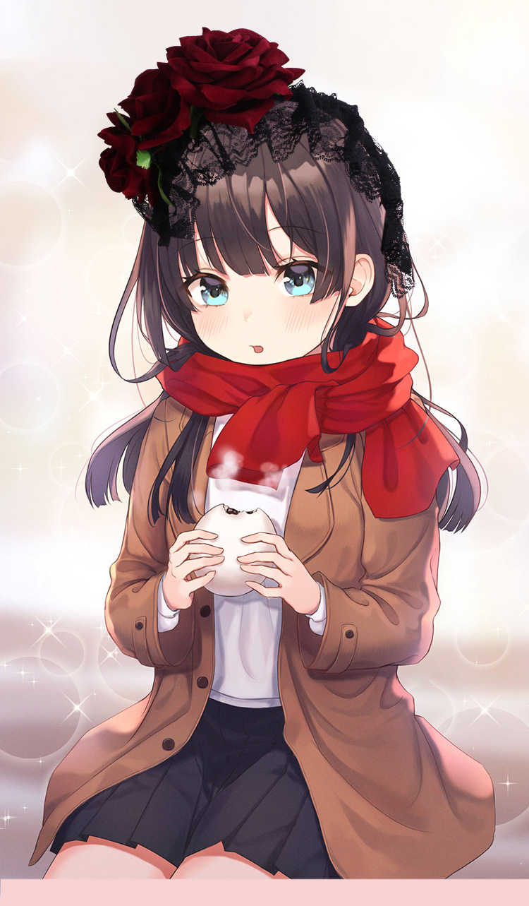 玫瑰花发箍 花朵头饰 女仆装头箍 猫娘 黑丝 跨境发饰 批发代发