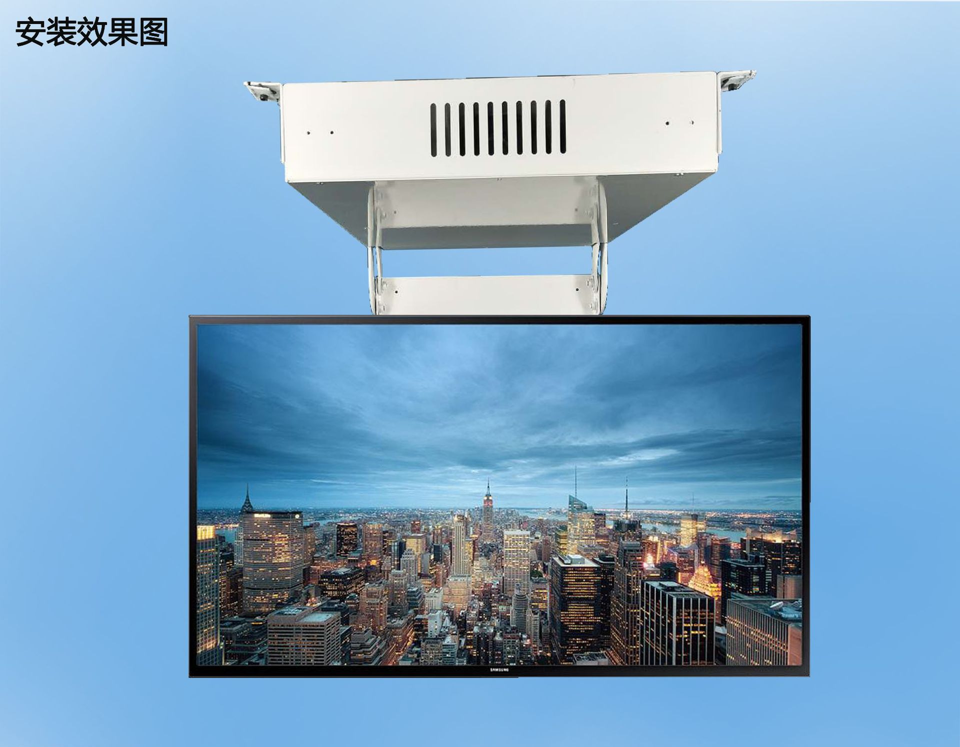 美粤视听隐藏式天花液晶电视翻转器65寸led电视升降器-阿里巴巴