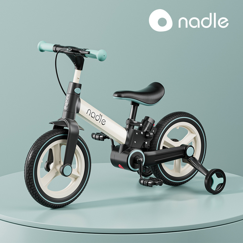 Nadle Natto Children's Bicycle Balance Car Two-in-One Multifunctional Foldable Baby Bicycle Scooter