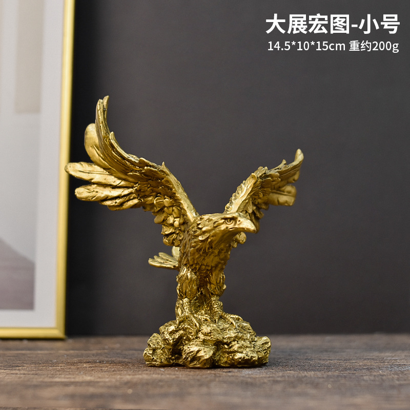 American Dapeng Wings Eagle Resin Crafts Dapeng Hongtu Opening Gift Decoration Home Wine Cabinet Decorations