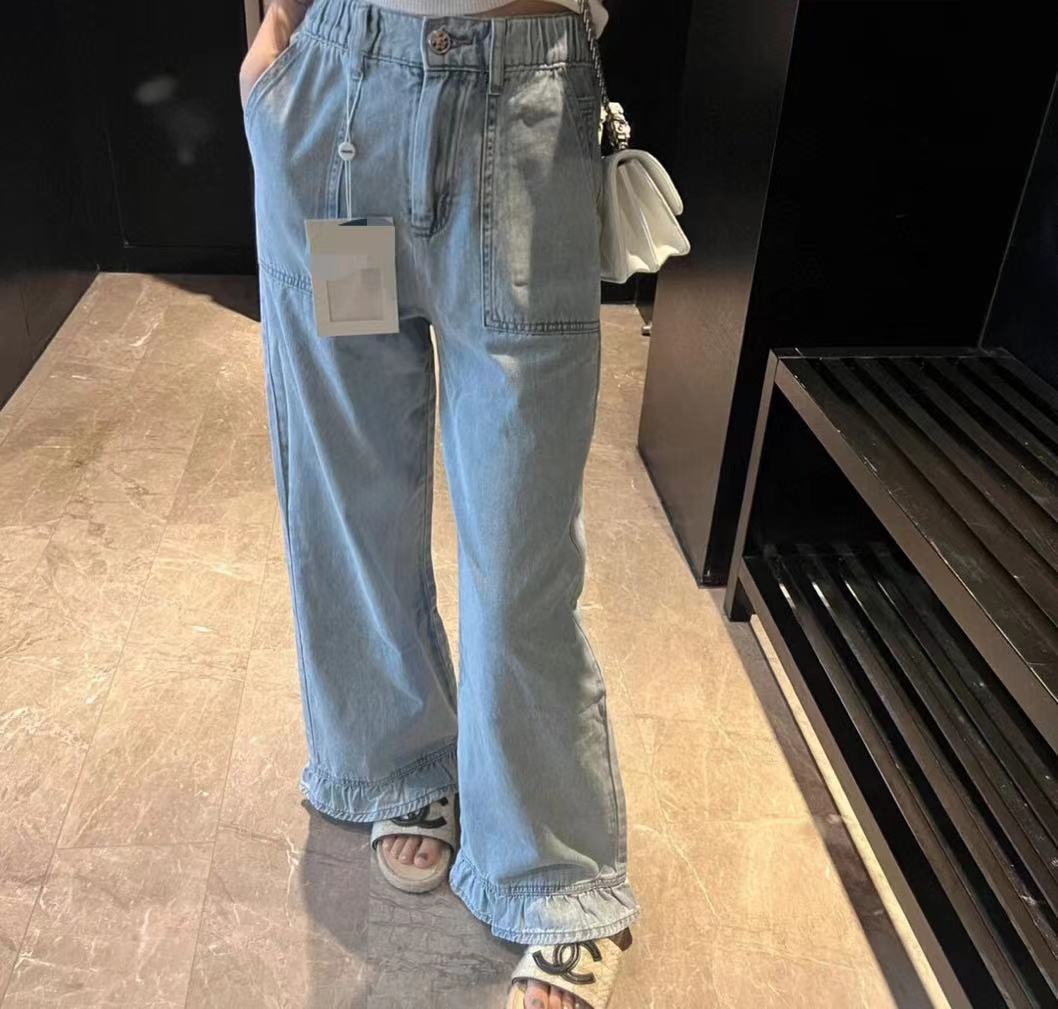 下摆女装裤子图片