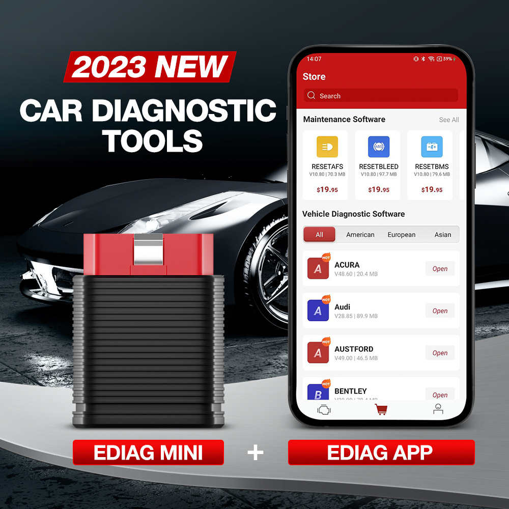 obd2汽车故障诊断仪检测仪发动机诊断ediag mini多语