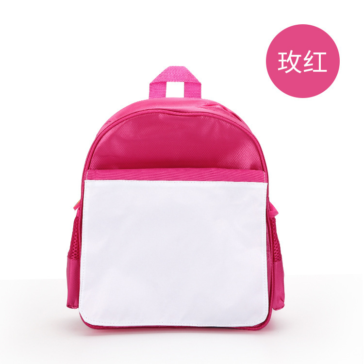 Thermal Transfer Blank School Bag DIY Kindergarten Backpack Sublimation Coating Children Student School Bag Wholesale
