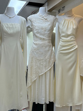 女装新款国风假两件旗袍连衣裙女新中式小众设计不规则长裙