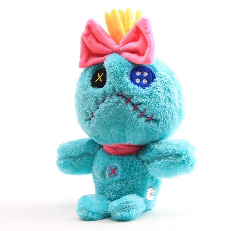 跨境玩具搞怪史迪仔动漫丑丫头小金毛绒玩偶公仔儿童节日礼物