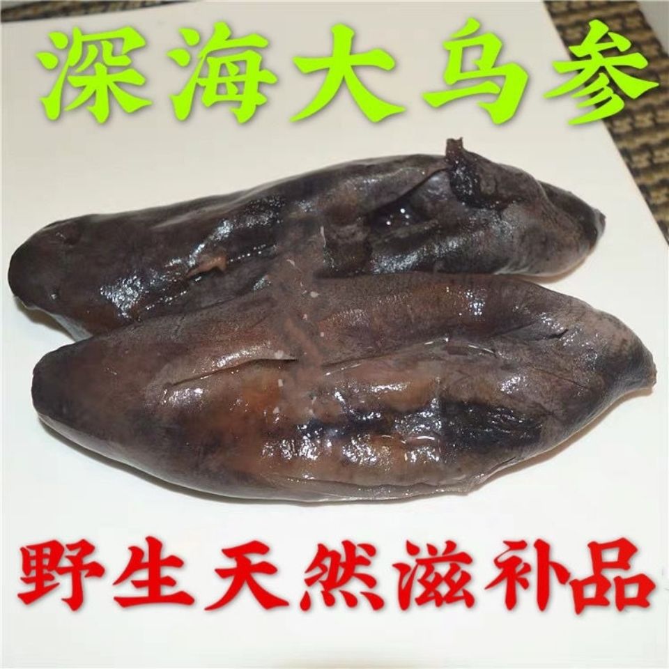 新鲜深海大乌参免泡茄子参纯天然淡干即食原生态真空免洗无添加