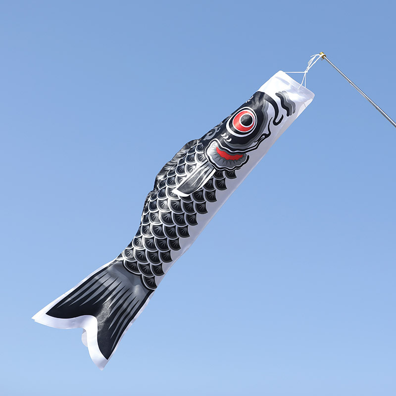 大号鲤鱼旗日本鱼旗日本鲤鱼旗鲤鱼幡日式鲤鱼旗导游旗端午节装饰