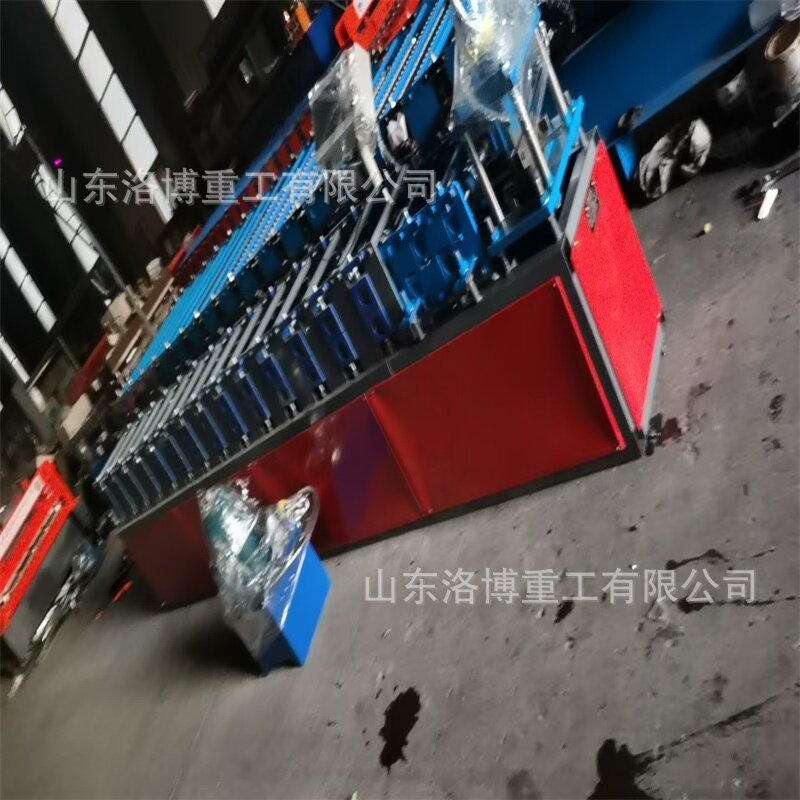 全自动U型卡槽成型机 镀锌带钢大棚骨架压瓦型设备 滑道轨道冷弯